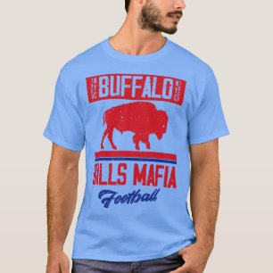 Camiseta Bills Mafia Distresse em Buffalo NYC 1960