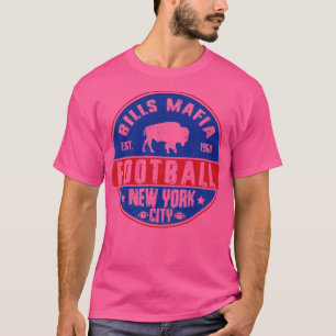 Camiseta Bills Mafia New York Futebol Est 1960 Vintage Loo