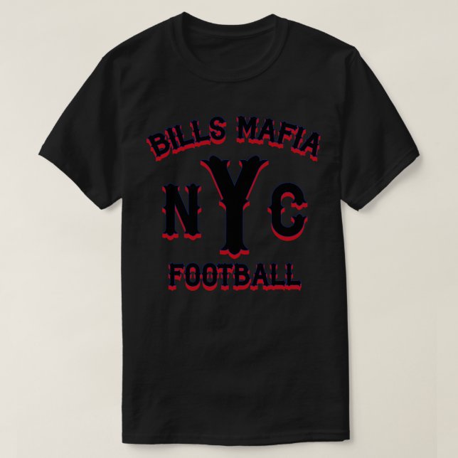 Camiseta Bills Mafia NYC Black (Frente do Design)