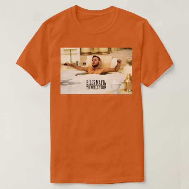 Camiseta Bills Mafia O Mundo É Nosso (Frente do Design)