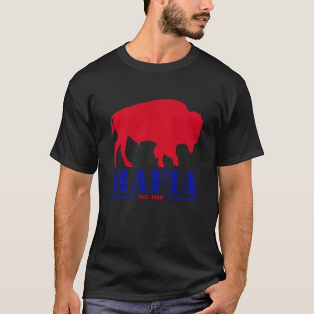 Camiseta Bills Mafia Vintage Design Classic (Frente)