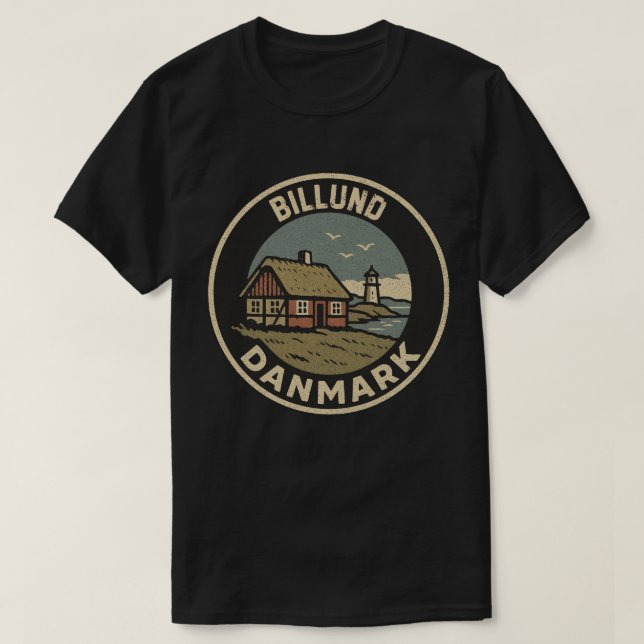 Camiseta Billund, Dinamarca Dinamarca  (Frente do Design)