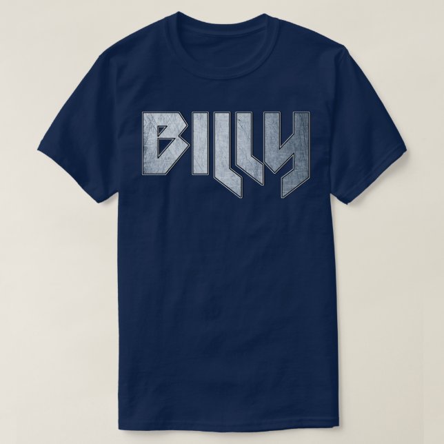 Camiseta Billy de metal pesado (Frente do Design)