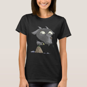 Camiseta Billy Goat Em Um Topo De Montanha
