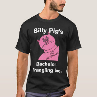 Camiseta Billy Pig - Tecnologia de Controle de Solteiro de 