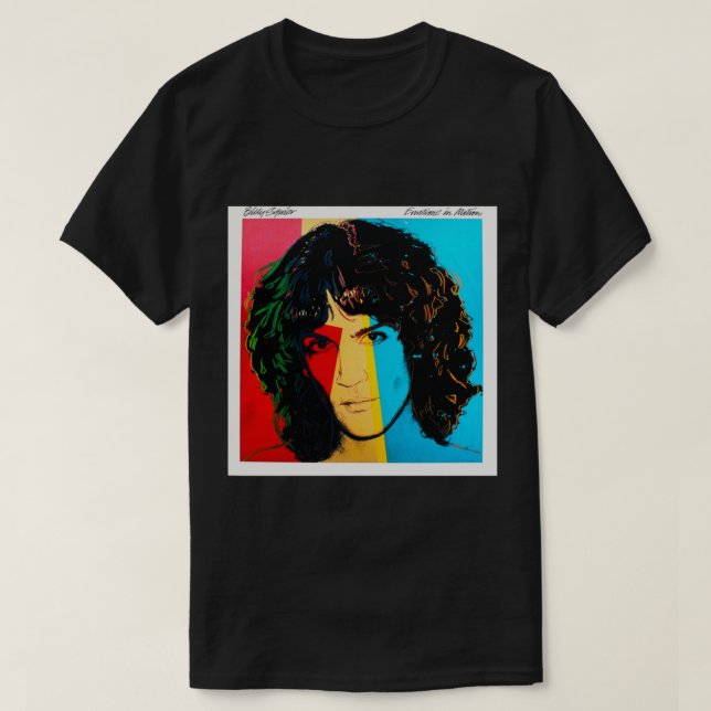 Camiseta Billy Squier. T-Shirt Premium (Frente do Design)