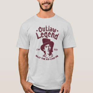Camiseta Billy The Kid - Outlaw Legend