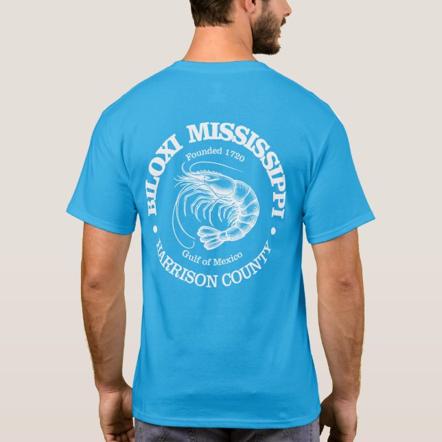 Camiseta Biloxi (camarão) (Verso)