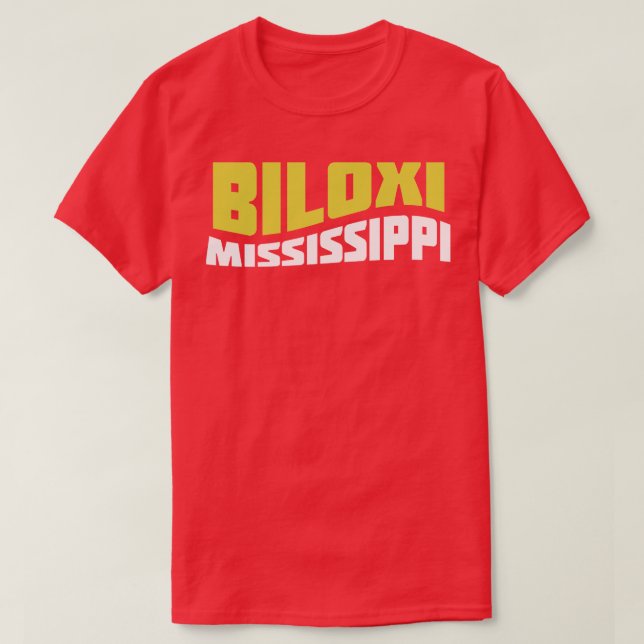 Camiseta Biloxi Mississippi 10 (Frente do Design)