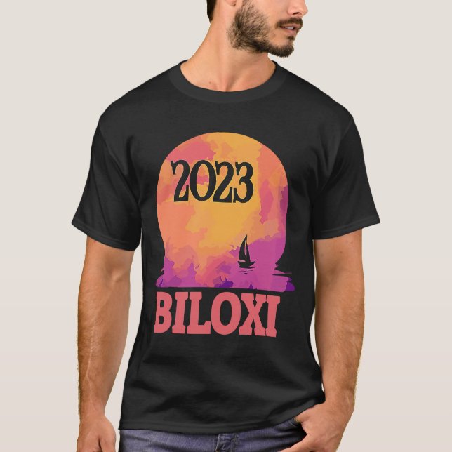 Camiseta Biloxi Vacation  2023 Family Trip Souvenir (Frente)