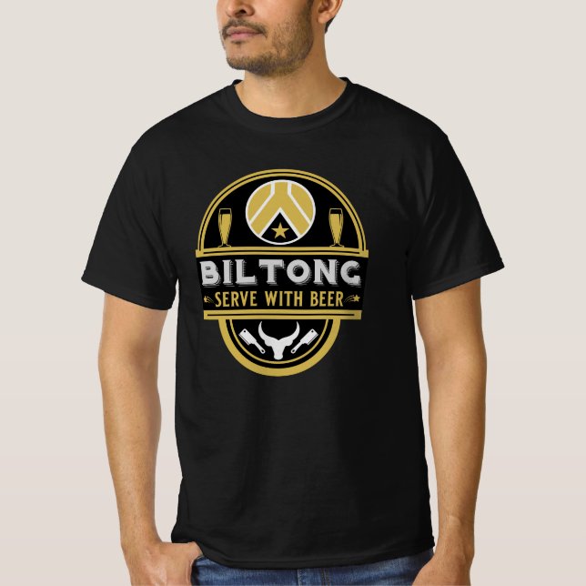 Camiseta Biltong E Beer (Frente)