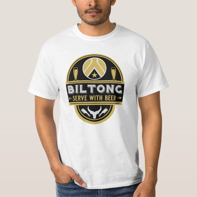 Camiseta Biltong E Beer (Frente)