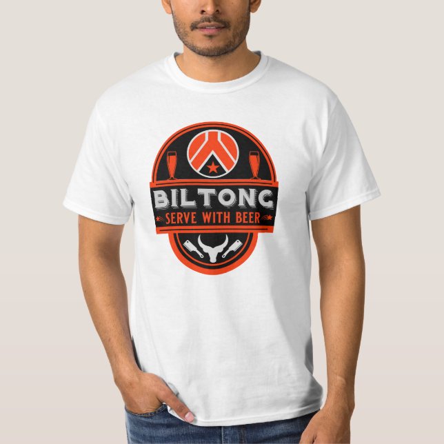 Camiseta Biltong E Beer (Frente)