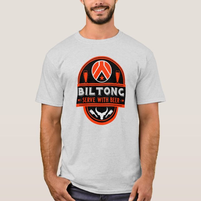Camiseta Biltong E Beer (Frente)