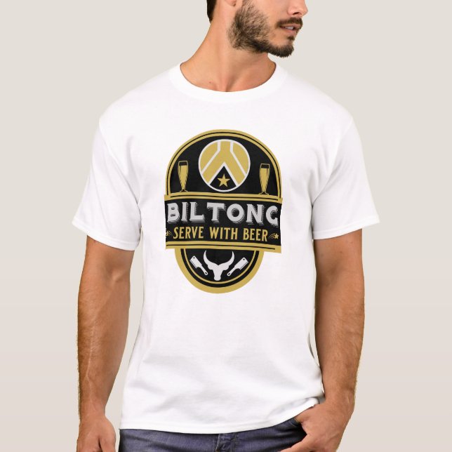 Camiseta Biltong E Beer (Frente)