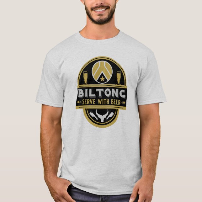 Camiseta Biltong E Beer (Frente)