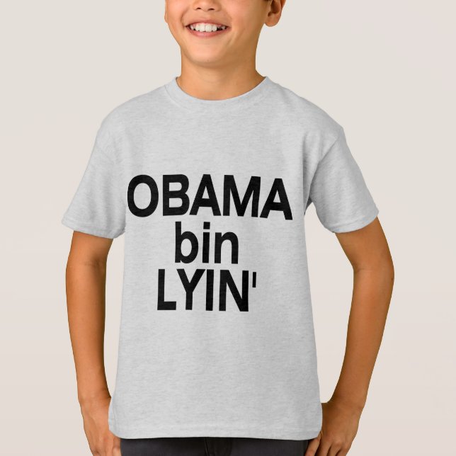 Camiseta Bin Lyin de Obama (Frente)