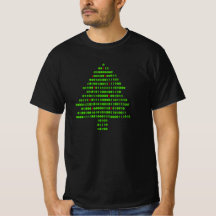 Camiseta binária de Natal