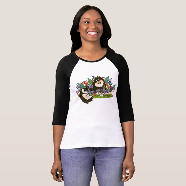 Camiseta BINDI Lapphund shirts finlandês - escolher estilos (Frente Completa)