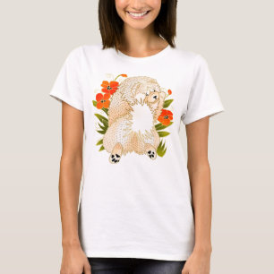 Camiseta BINDI MINGSIE creme chow-FRONT estilo DESIGN