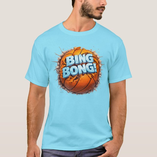 Camiseta Bing Bong! Coisa de basquete de Nova York  (Frente)
