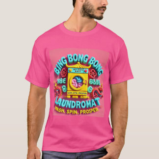 Camiseta BINGBONGBONGs LAUNDROMAT e COBRIR MATTRESS