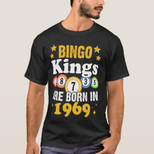 Camiseta Bingo 55º Aniversário Engraçado Reis Bingo estão N