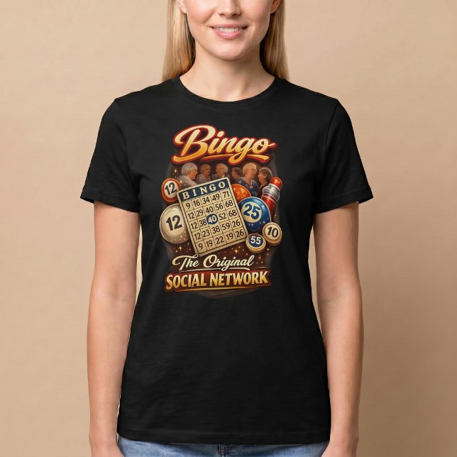 Camiseta Bingo: A Rede Social Original (Criador carregado)