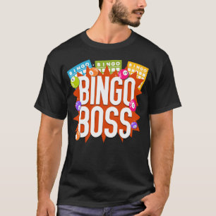 Camiseta Bingo Boss do Jogador do Bingo