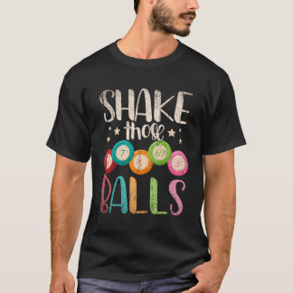 Camiseta Bingo Caller Gamble Lottery Agita Essa Bola