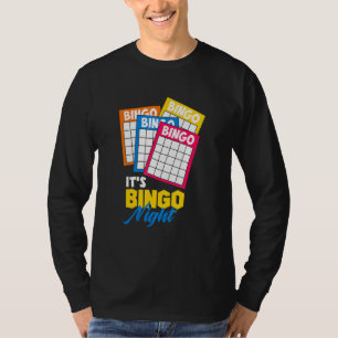Camiseta Bingo Card Game Design Para Chamador - Sua Noite D