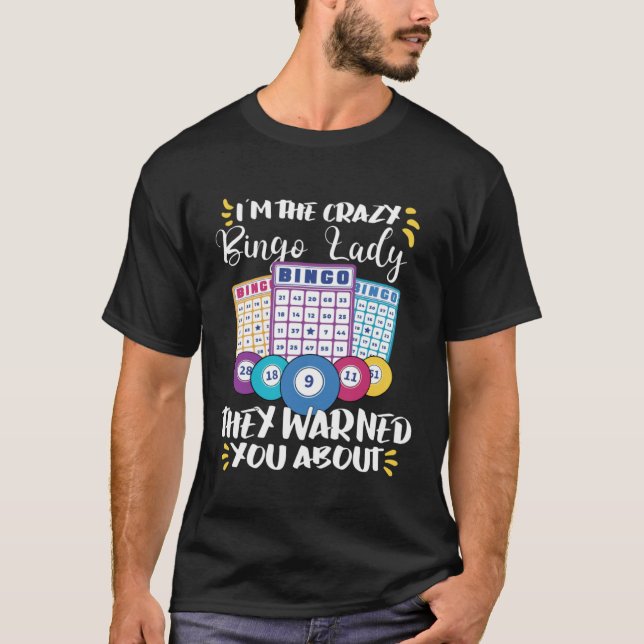 Camiseta Bingo Card Game Grandma Bingo Player Bingo Cards   (Frente)