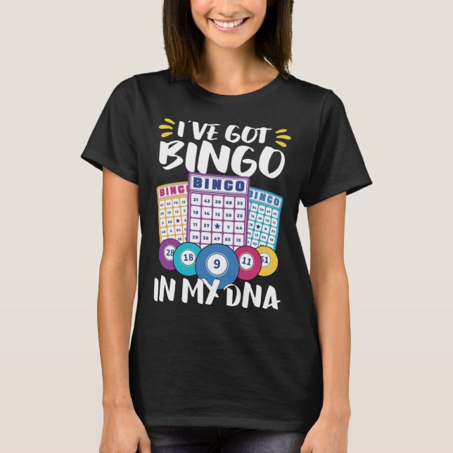 Camiseta Bingo Card Game Grandma Bingo Player Bingo Cards   (Frente)