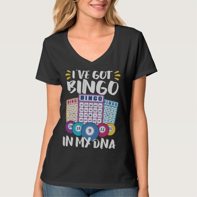 Camiseta Bingo Card Game Grandma Bingo Player Bingo Cards (Frente)