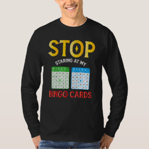 Camiseta Bingo Cards Jogador Humor Jogo Sortudo Armário Com