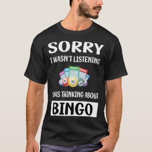 Camiseta Bingo de Não Ouvir