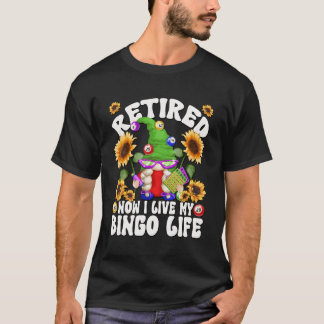 Camiseta Bingo Dizendo Por Vovó Aposentada Com Bingo Mãe Gn