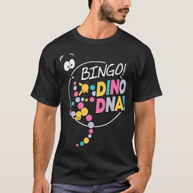 CAMISETA BINGO! DNA DE DINO! (Frente)