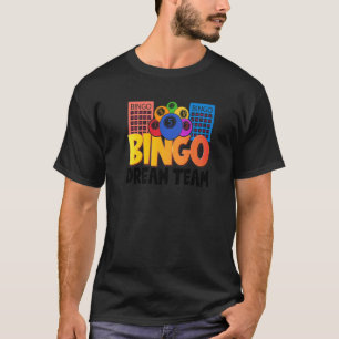 Camiseta Bingo Dream Team Jogo Lottery Men Women