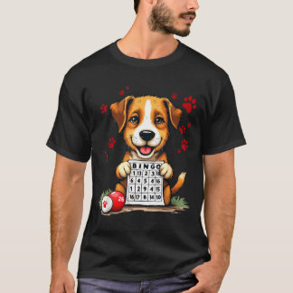 Camiseta Bingo e Cachorro Engraçado Presente de Amor de Bin