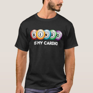 Camiseta Bingo É O Meu Jogador De Jogo De Cardio Jogando Jo