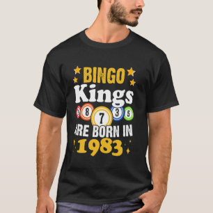 Camiseta Bingo Engraçado Aniversário de 41 anos Os Reis do
