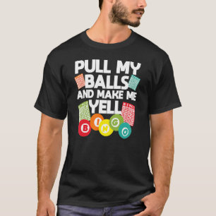 Camiseta Bingo Engraçado Para Homens Meninas Lucky Bingo Ca