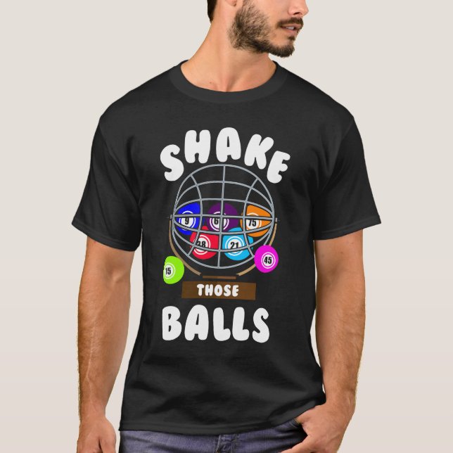 Camiseta Bingo Engraçado Piada de Jogo Bingo (Frente)