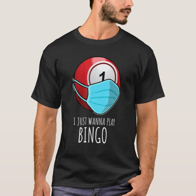 Camiseta Bingo Eu Só Quero Jogar Bingo Player (Frente)