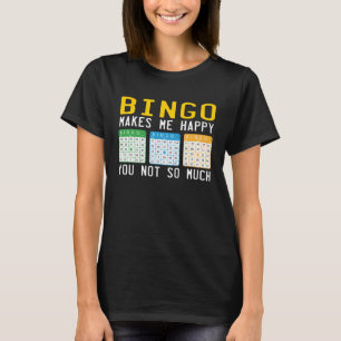 Camiseta Bingo Fofo Para Jogo de Bingo de Cassino