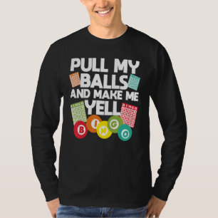 Camiseta Bingo For Men Lucky Bingo Caller Jogo