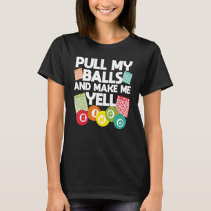 Camiseta Bingo For Men Lucky Bingo Caller Jogo