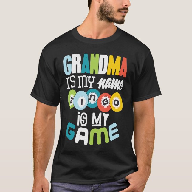 Camiseta Bingo Grandma  Lucky Grandmother Nana Mimi Women (Frente)