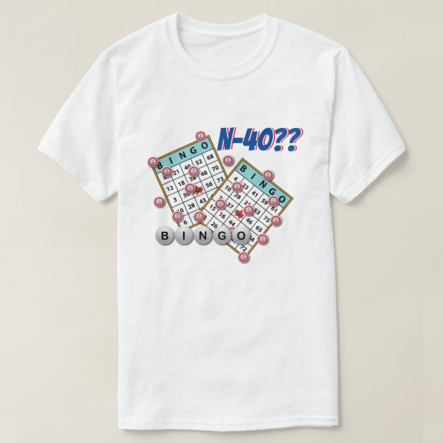 Camiseta Bingo N40 Las Vegas NV (Frente do Design)